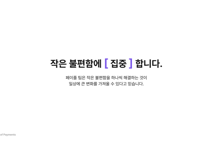 (주)페이플 조직 이미지