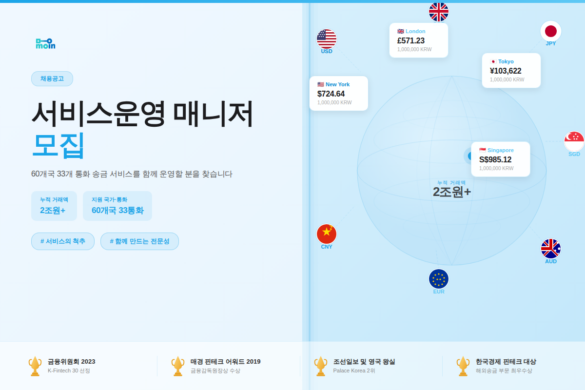(주)모인 조직 이미지