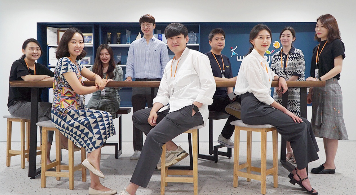 (주)웅진 조직 이미지